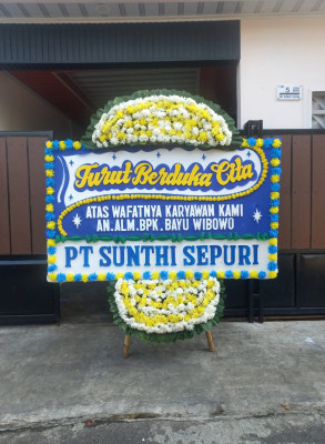 Papan Bunga Duka di Dokiri